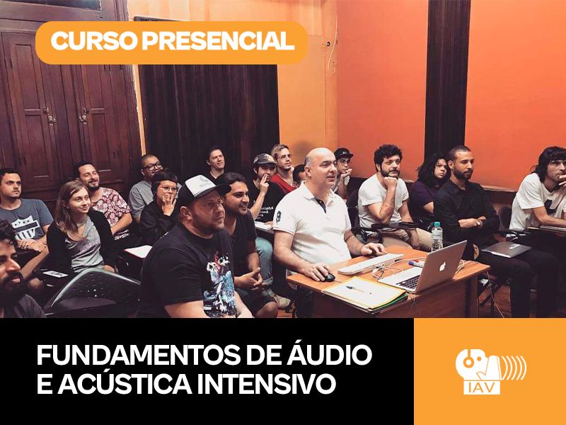 Curso Fundamentos de Áudio e Acústica - INTENSIVO (1 mês) - Matrículas abertas! inicio: 30jun/25